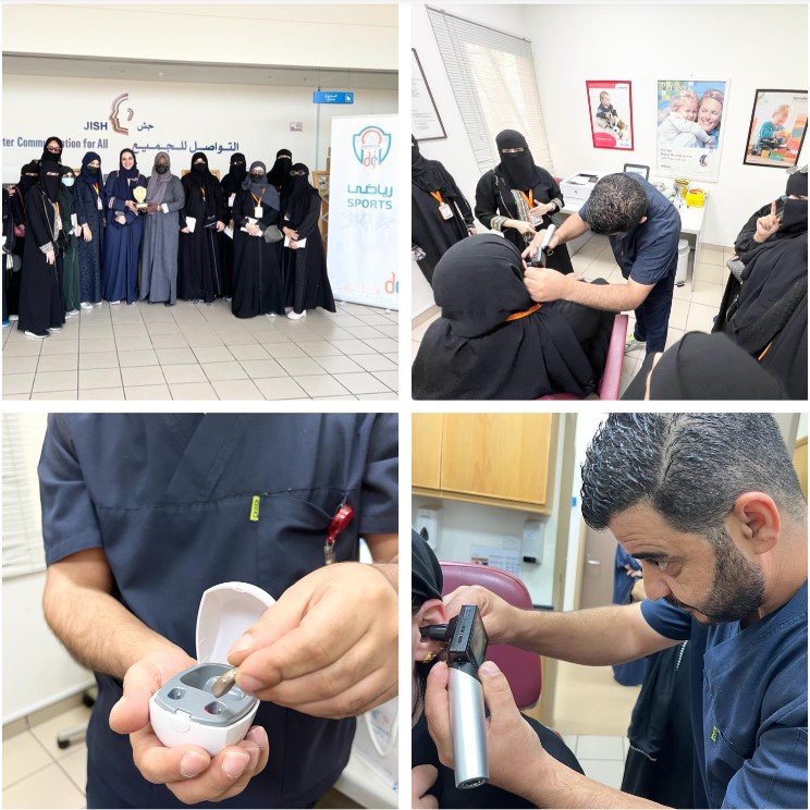 Members of the Deaf Club in Jeddah visit JISH